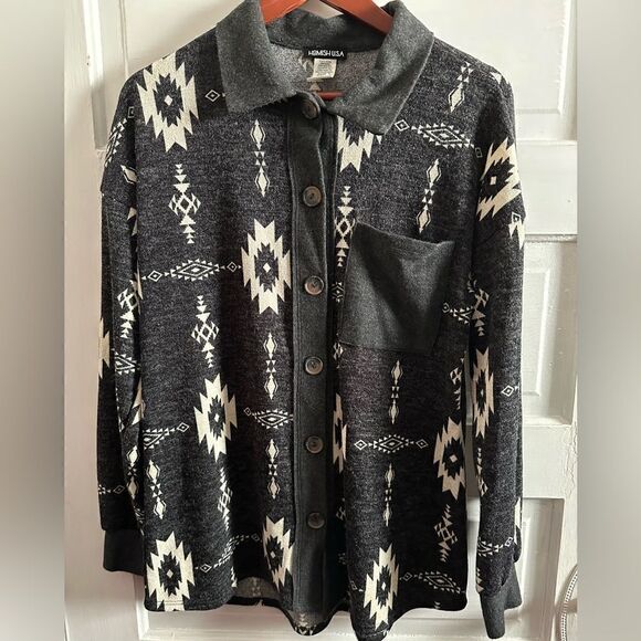Aztec Shacket Size Small - Picture 1 of 10